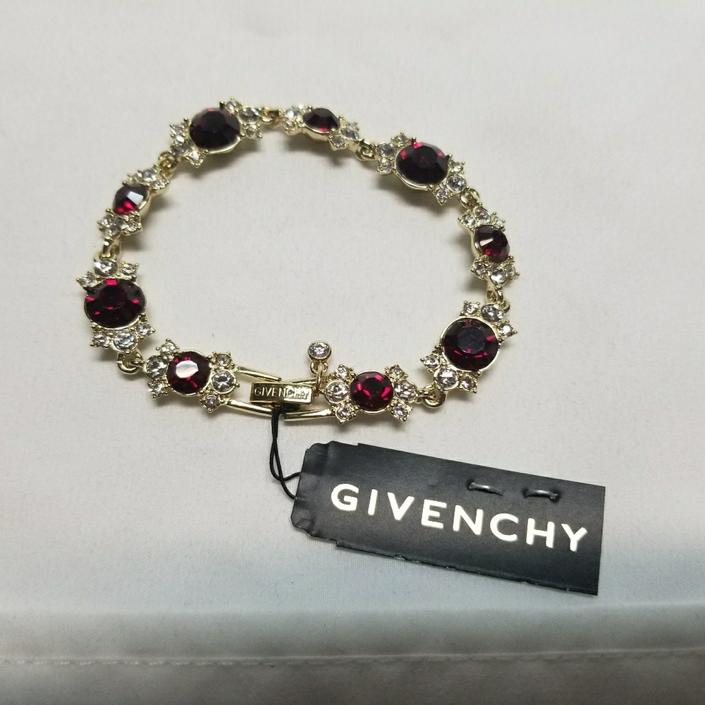 NWT Givenchy Red Stone Braclet